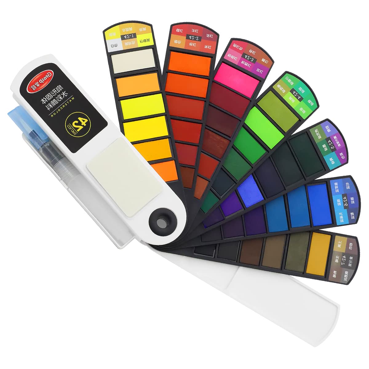 Coffret Aquarelle 42 Couleurs – Kit de Peinture Portable
