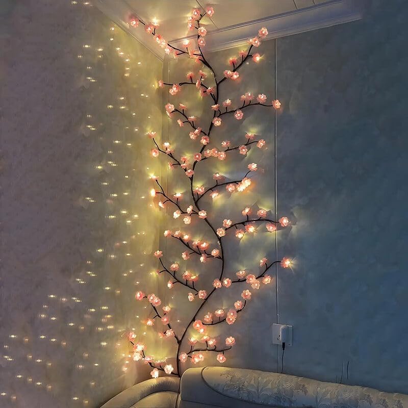 Guirlande Lumineuse Led En Forme De Branche De Cerisier En Fleurs