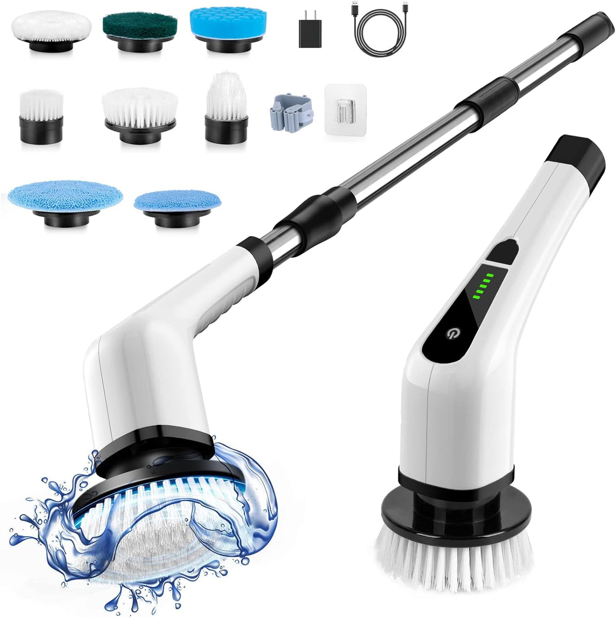 Brosse Électrique de Nettoyage Sans Fil - 9  in 1