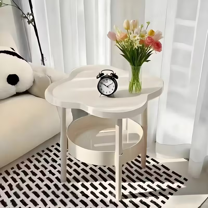 Table Basse en Forme de Trèfle