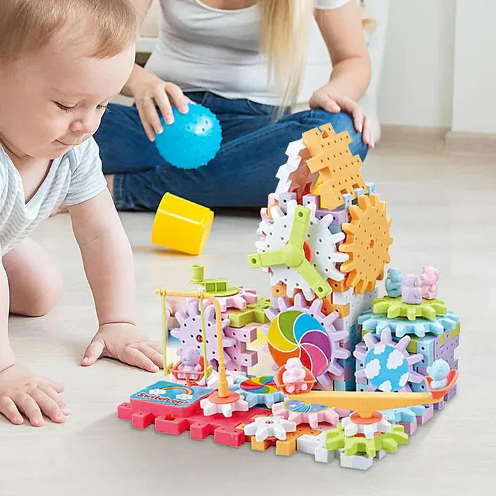Jouet de Construction à Engrenages 204 pcs